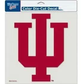  Indiana Hoosiers Decal 8x8 Die Cut Color -  ToylandEU™