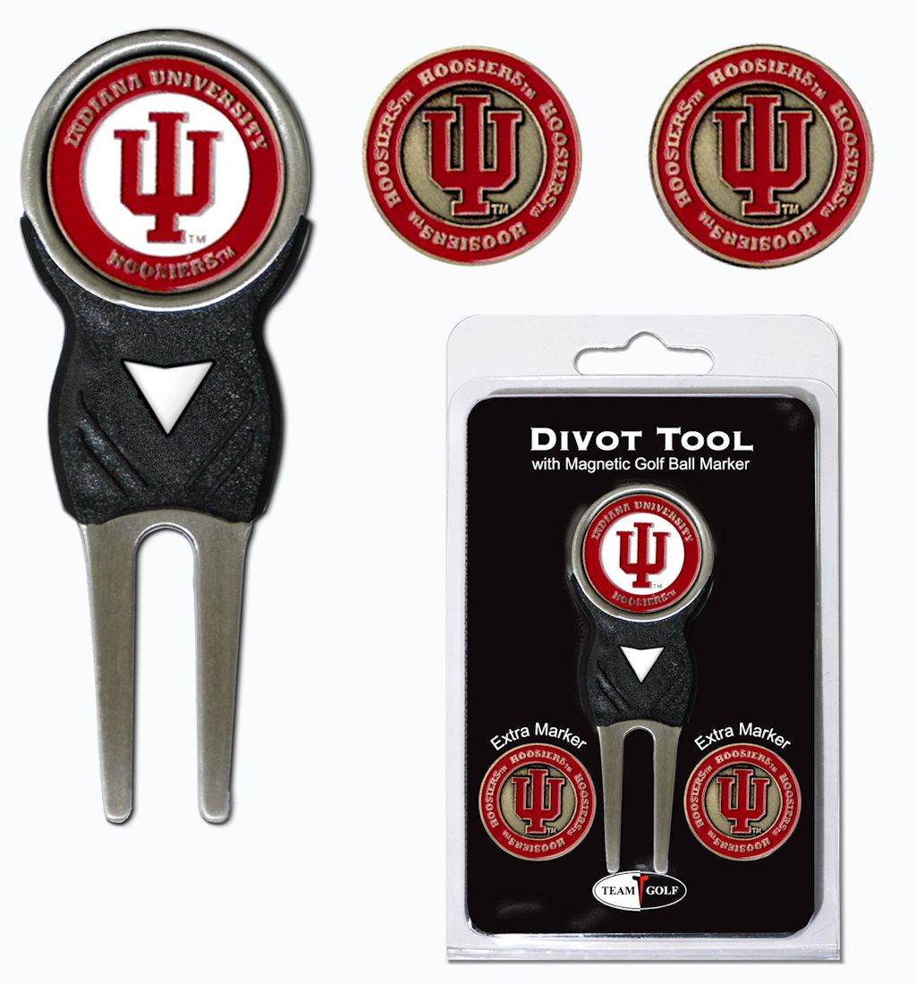 Indiana Hoosiers Golf Divot Tool With Three Markers - ToylandEU
