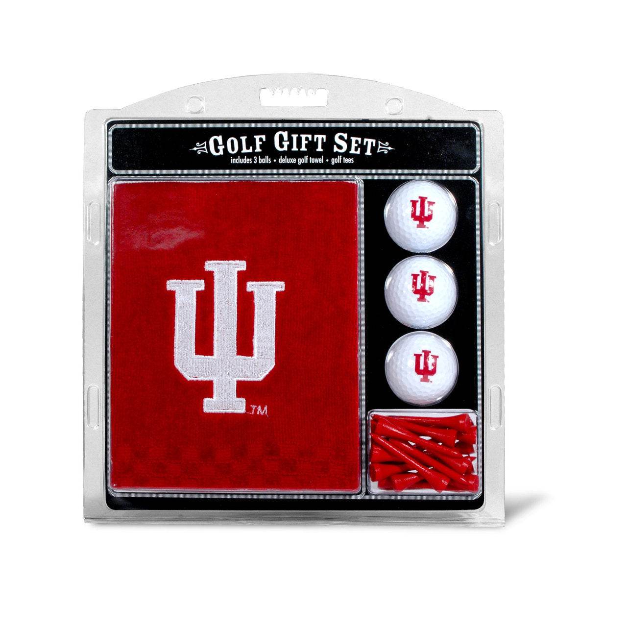 Indiana Hoosiers Golf Gift Set With Embroidered Towel - ToylandEU