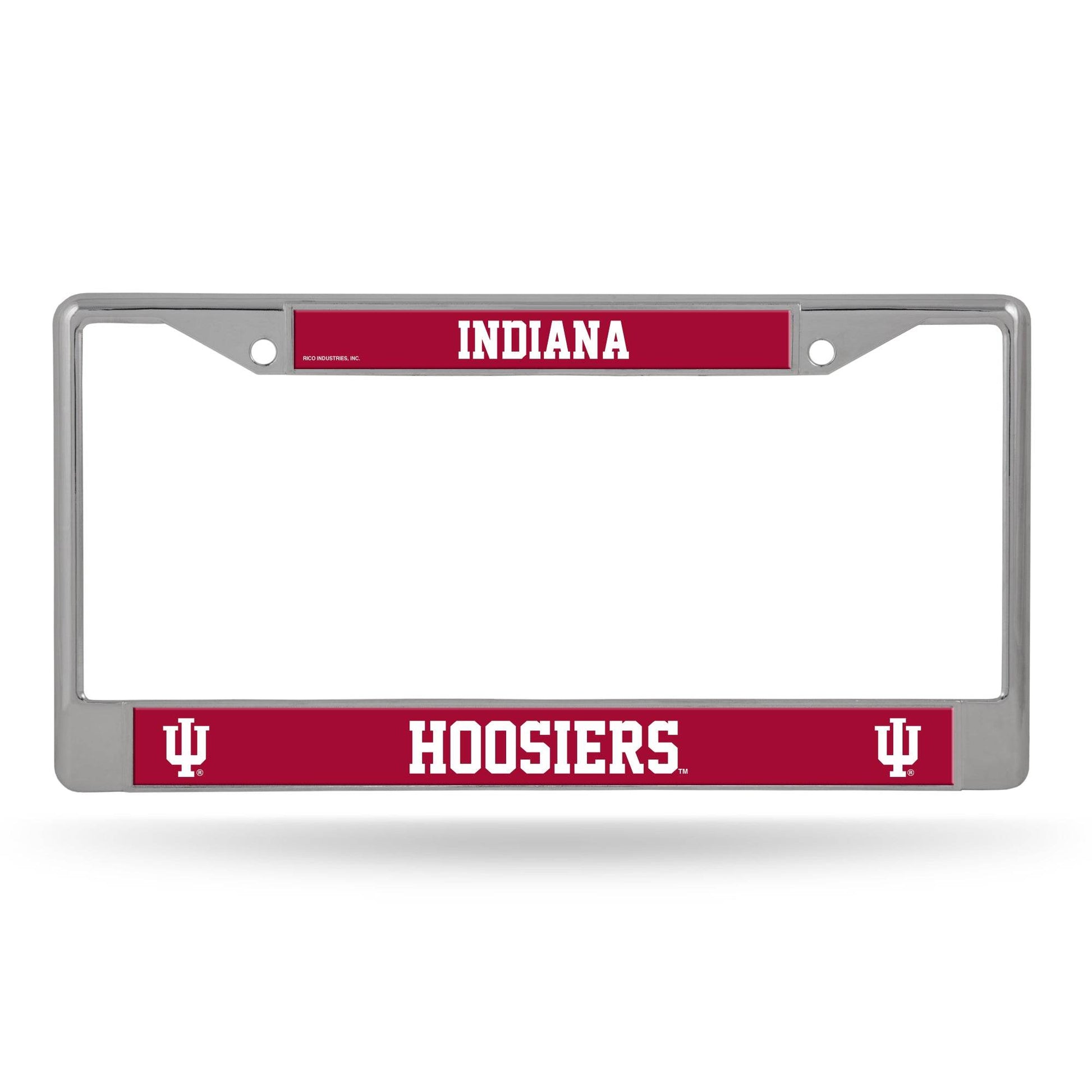 Indiana Hoosiers License Plate Frame Chrome Printed Insert - ToylandEU