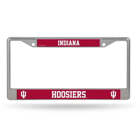 Indiana Hoosiers License Plate Frame Chrome Printed Insert - ToylandEU