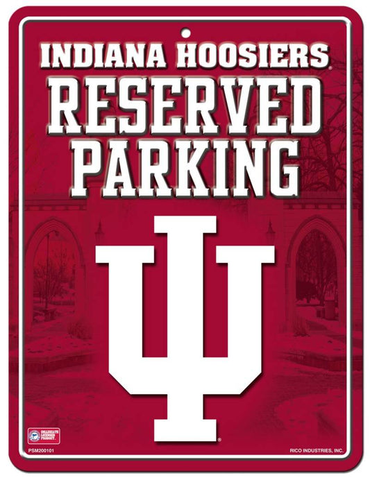 Indiana Hoosiers Metal Parking Sign Special Order Rico - ToylandEU