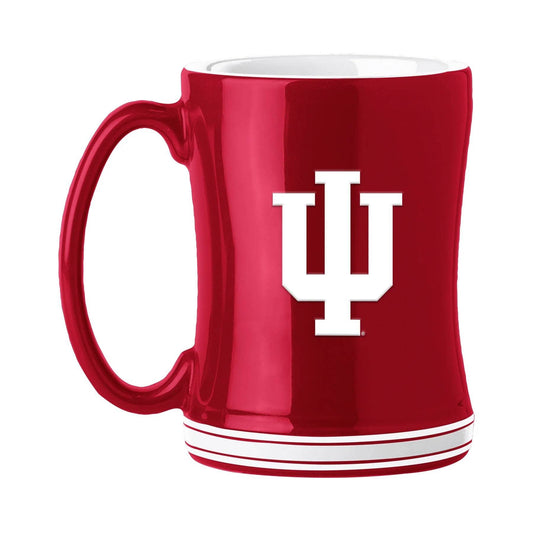 Indiana Hoosiers Sculpted Relief Coffee Mug 14oz Team Color - ToylandEU