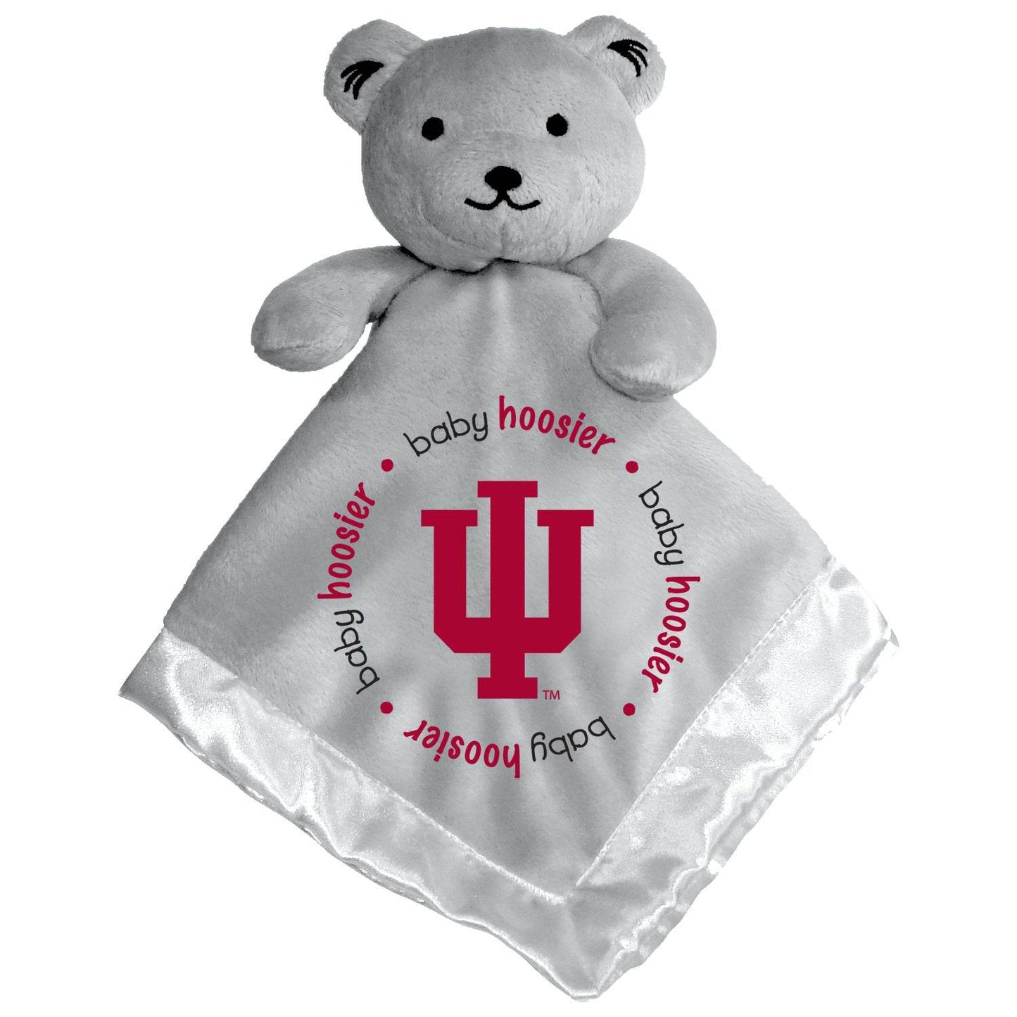 Indiana Hoosiers Security Bear Gray Plush Embroidered Logo - ToylandEU