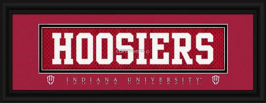  Indiana Hoosiers Stitched Uniform Slogan Print Framed -  ToylandEU™