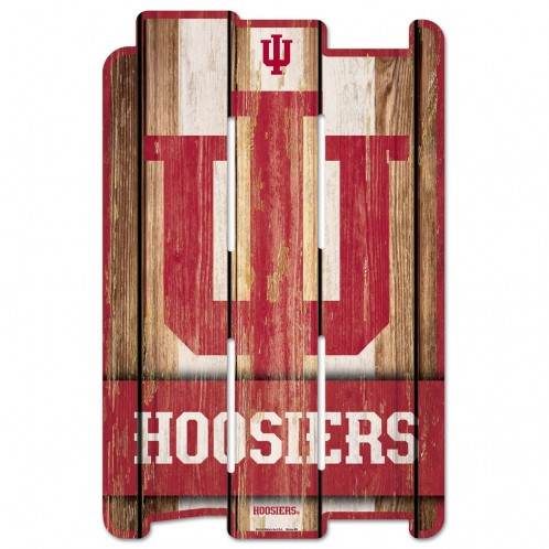 Indiana Hoosiers Wood Fence Sign 11x17 Special Order - ToylandEU