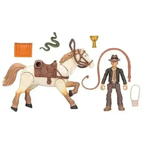 Indiana Jones Fully Posable Action Figures 2 Pack With Horse - ToylandEU