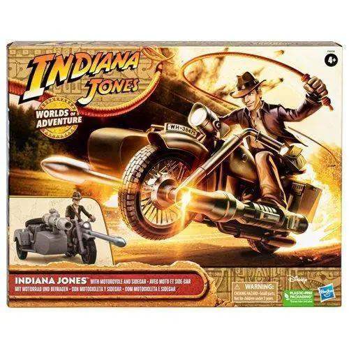 Indiana Jones Action Figure Set With Motorcycle And Sidecar - ToylandEU