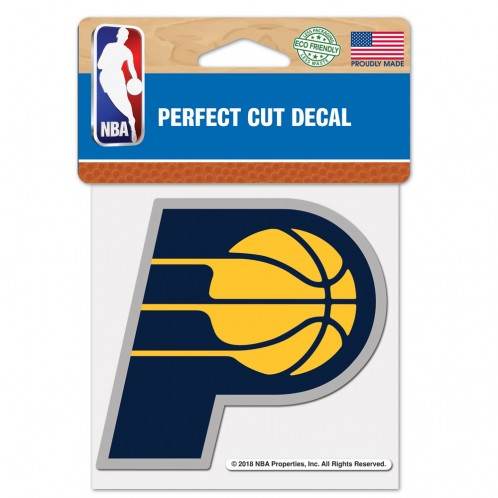 Indiana Pacers 4x4 Perfect Cut Color Decal Special Order - ToylandEU