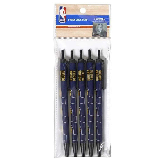 Indiana Pacers Pens Click Style 5 Pack With Team Logo -  ToylandEU™