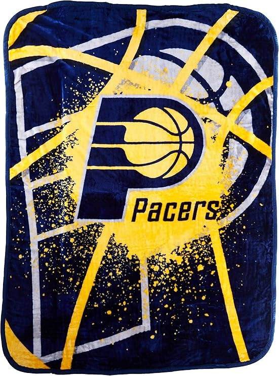 Indiana Pacers Raschel Blanket 60x80 Shadow Play Design - ToylandEU