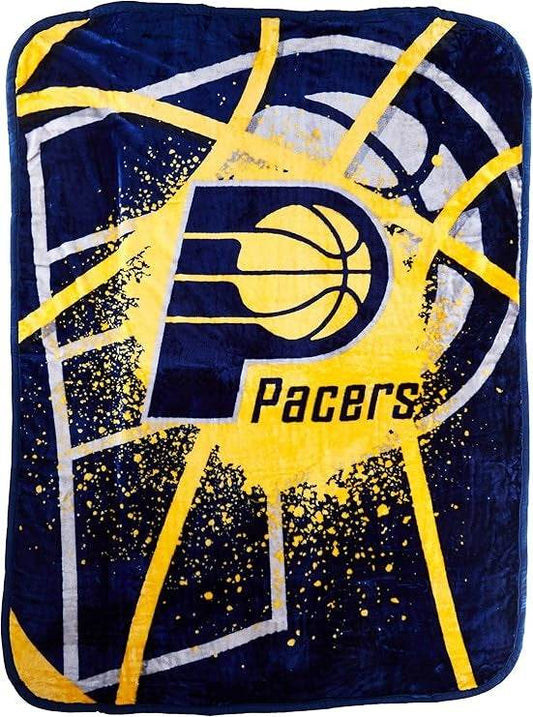 Indiana Pacers Raschel Blanket 60x80 Shadow Play Design - ToylandEU