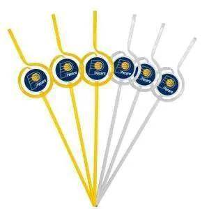  Indiana Pacers Team Sipper Straws Six Pack BPA Free Logo -  ToylandEU™