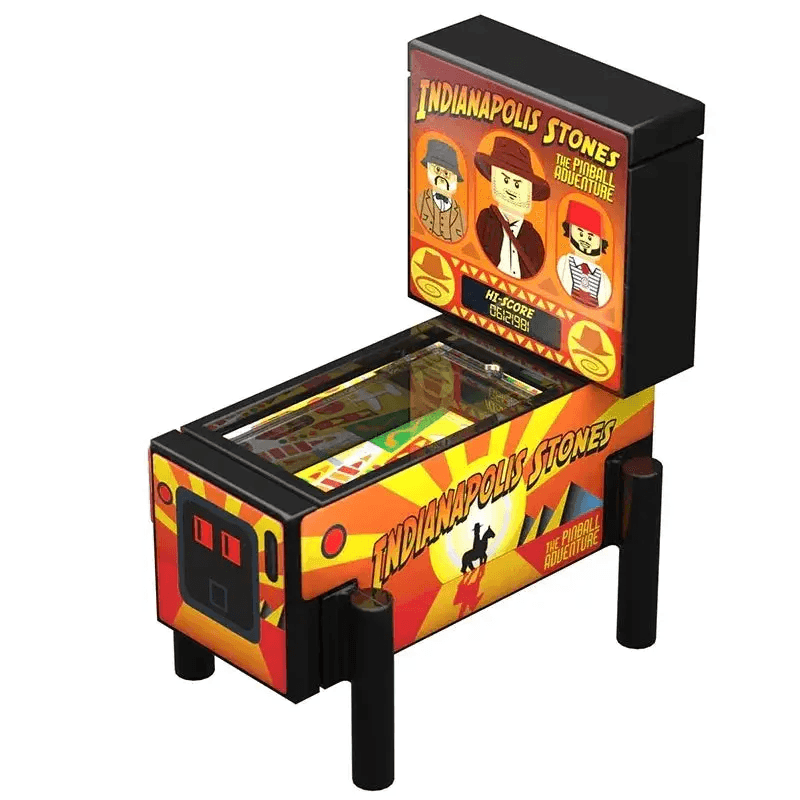 Indiana Stones - B3 Customs Pinball Arcade Machine Building Set made using LEGO parts - ToylandEU
