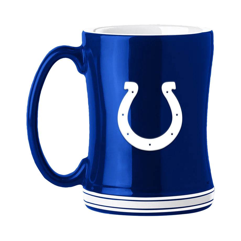 Indianapolis Colts 14oz Sculpted Relief Ceramic Coffee Mug - ToylandEU
