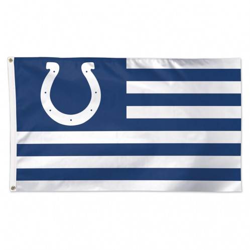 Indianapolis Colts 3x5 Deluxe Flag Americana Design - ToylandEU