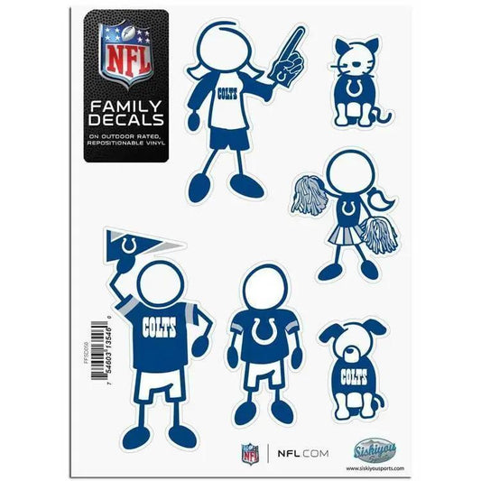  Indianapolis Colts 5x7 Family Decal Sheet Licensed Now -  ToylandEU™