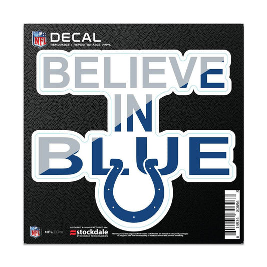 Indianapolis Colts 6x6 All Surface Vinyl Decal Slogan - ToylandEU
