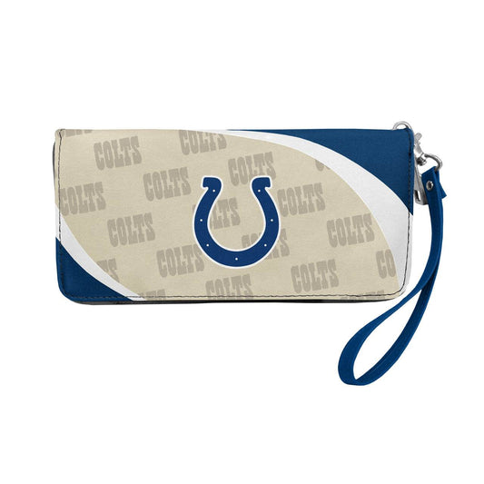 Indianapolis Colts Curve Zip Organizer Wallet Wristlet - ToylandEU