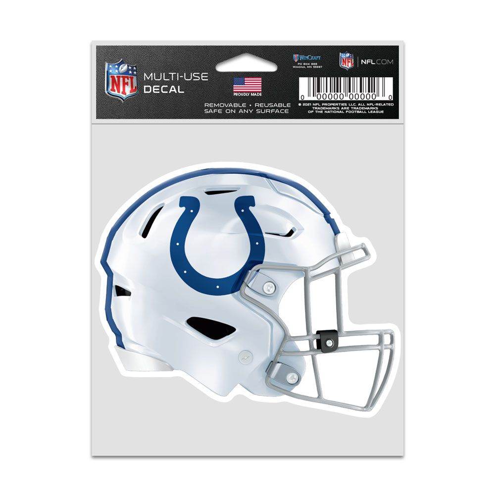 Indianapolis Colts Decal 3.75x5 Helmet Fan Wincraft - ToylandEU