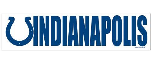 Indianapolis Colts Decal Bumper Sticker - Special Order - ToylandEU