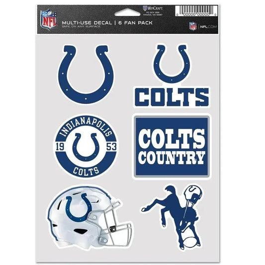  Indianapolis Colts Decal Pack Multi Use Fan Decals -  ToylandEU™