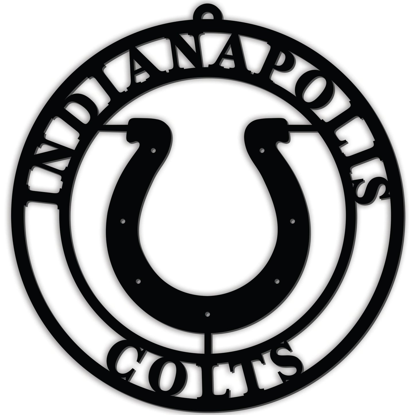 Indianapolis Colts Door Sign Hanger 16 Inch Wall Decor - ToylandEU