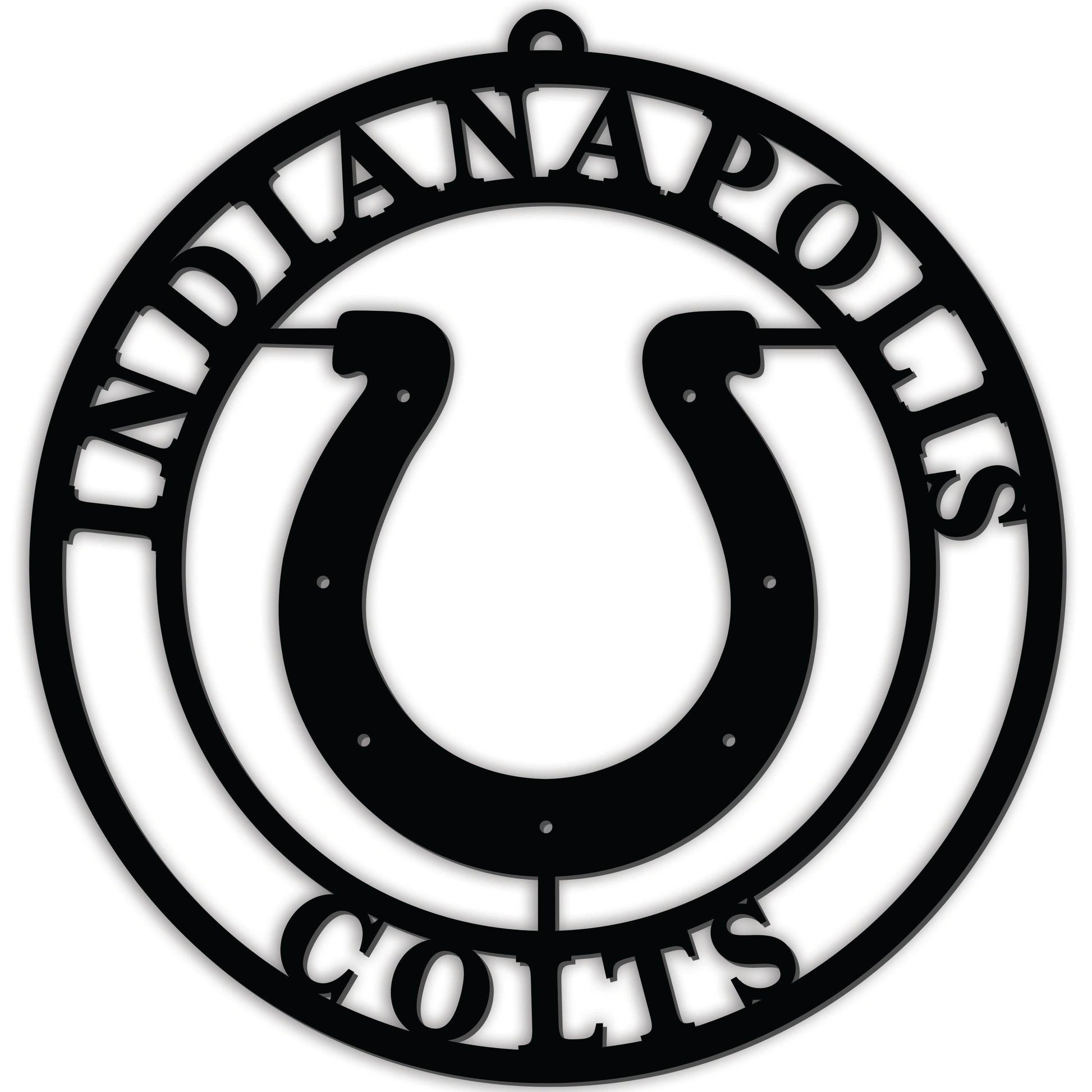 Indianapolis Colts Door Sign Hanger 16 Inch Wall Decor - ToylandEU