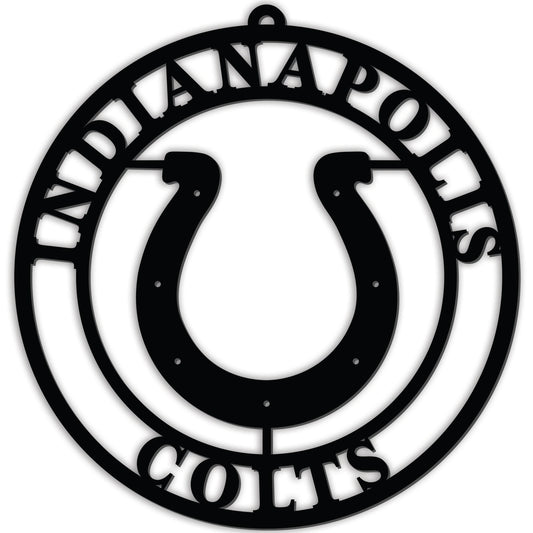 Indianapolis Colts Door Sign Hanger 16 Inch Wall Decor - ToylandEU
