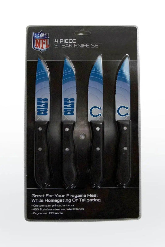  Indianapolis Colts Knife Set 4 Pack Serrated Stainless -  ToylandEU™