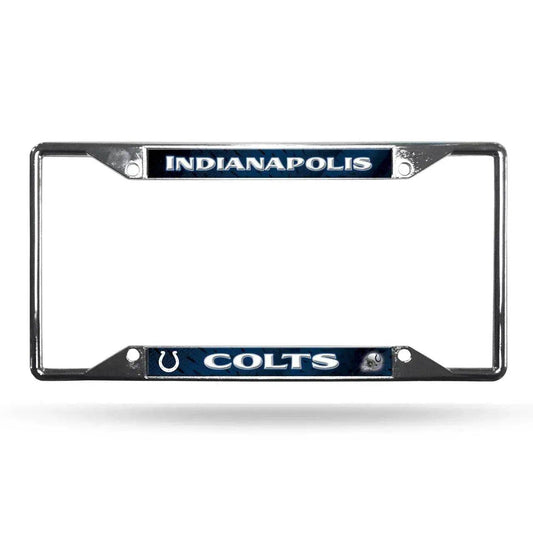  Indianapolis Colts License Plate Frame Chrome EZ View -  ToylandEU™