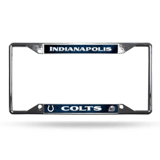  Indianapolis Colts License Plate Frame Chrome EZ View -  ToylandEU™