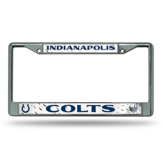 Indianapolis Colts License Plate Frame Chrome Insert - ToylandEU