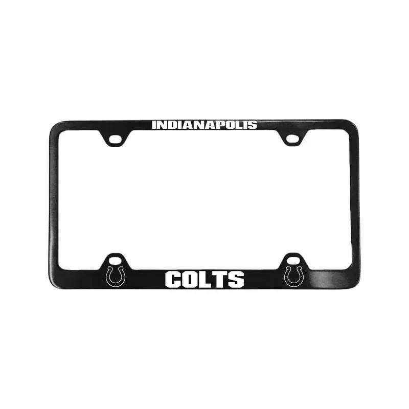 Indianapolis Colts License Plate Frame Laser Cut Blue - ToylandEU