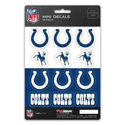  Indianapolis Colts Mini Decal Set 12 Pack Die Cut Vinyl -  ToylandEU™
