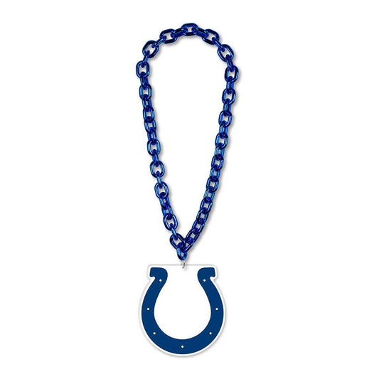 Indianapolis Colts Necklace Big 38 Inch Foam Logo Chain - ToylandEU