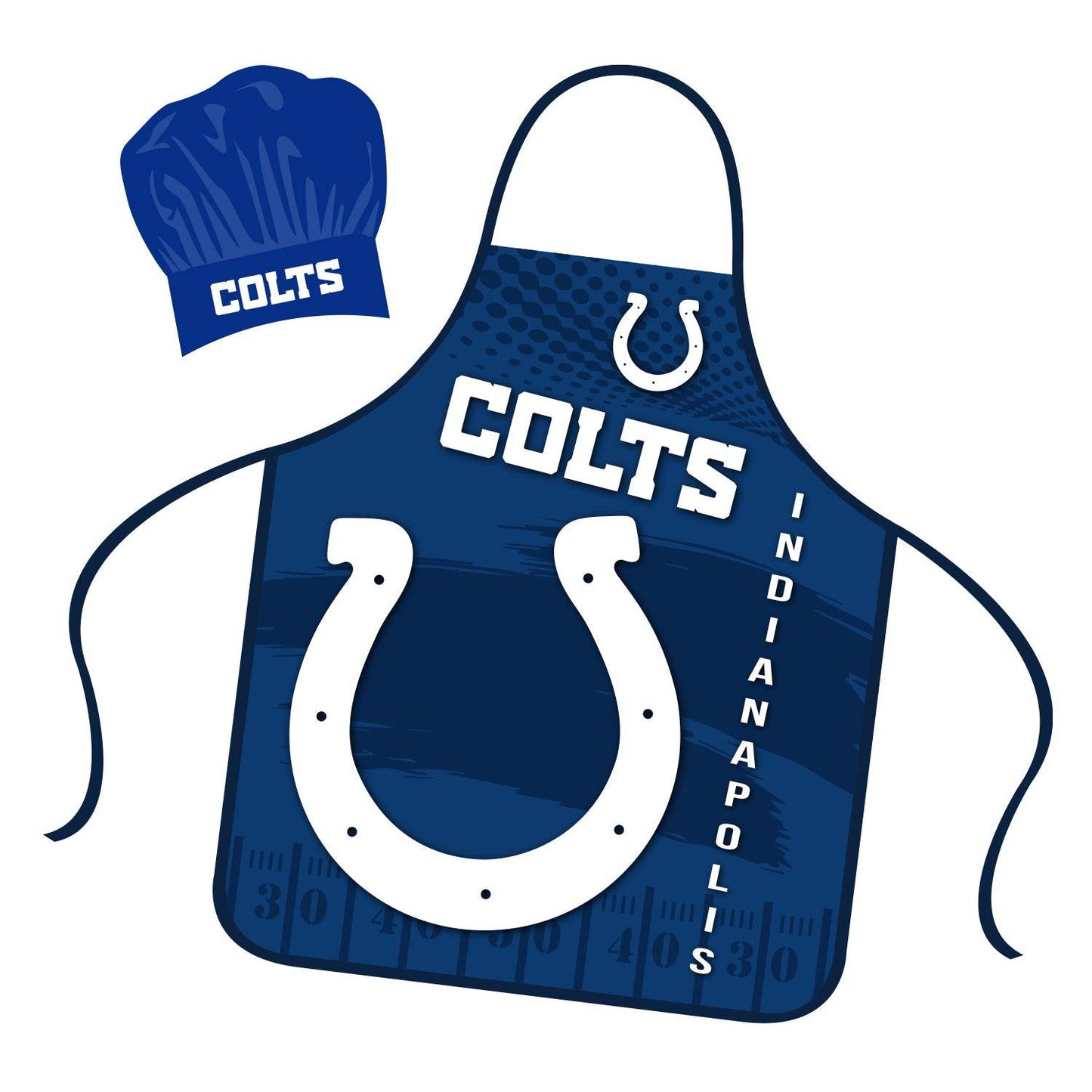Indianapolis Colts Official Chef Hat And Apron Set - ToylandEU