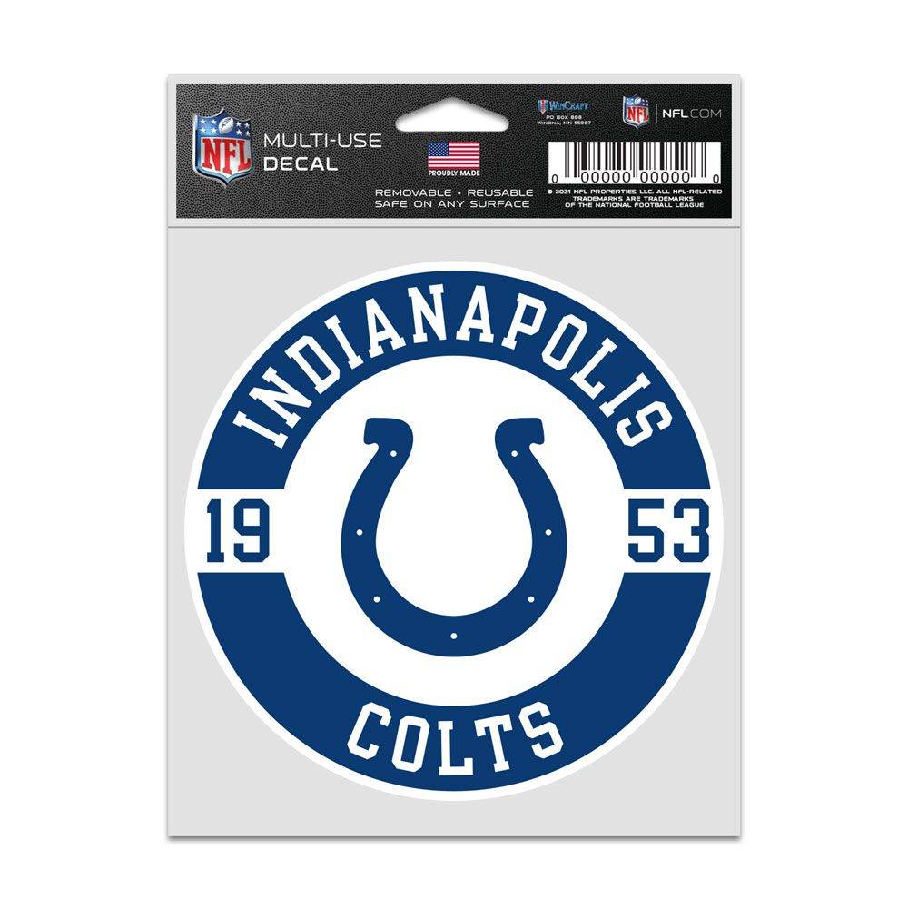 Indianapolis Colts Patch Decal Size Three Point Seven Five By Five - ToylandEU