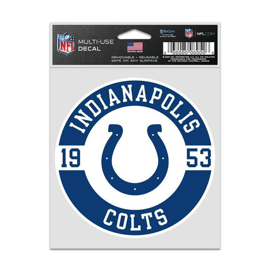 Indianapolis Colts Patch Decal Size Three Point Seven Five By Five - ToylandEU