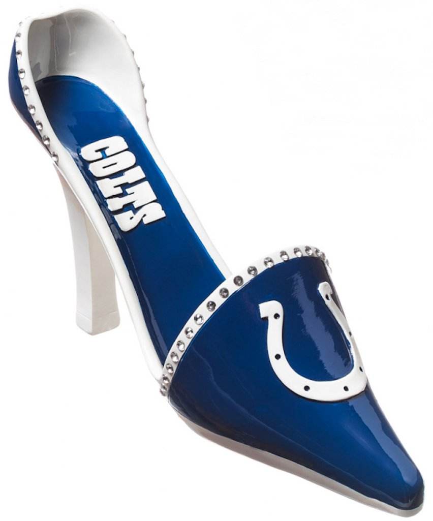 Indianapolis Colts Polystone Wine Bottle Holder Shoe - ToylandEU