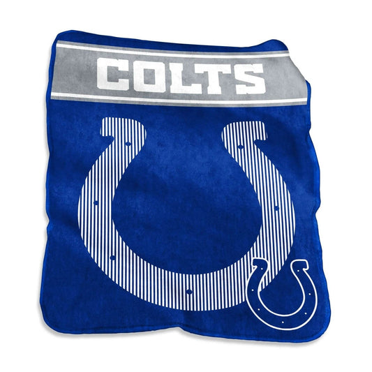 Indianapolis Colts Raschel Throw Blanket 60x80 Team Graphic - ToylandEU