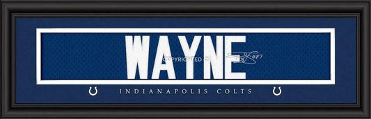  Indianapolis Colts Reggie Wayne Jersey Print 8x24 Framed -  ToylandEU™