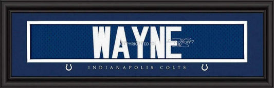 Indianapolis Colts Reggie Wayne Jersey Print 8x24 Framed -  ToylandEU™