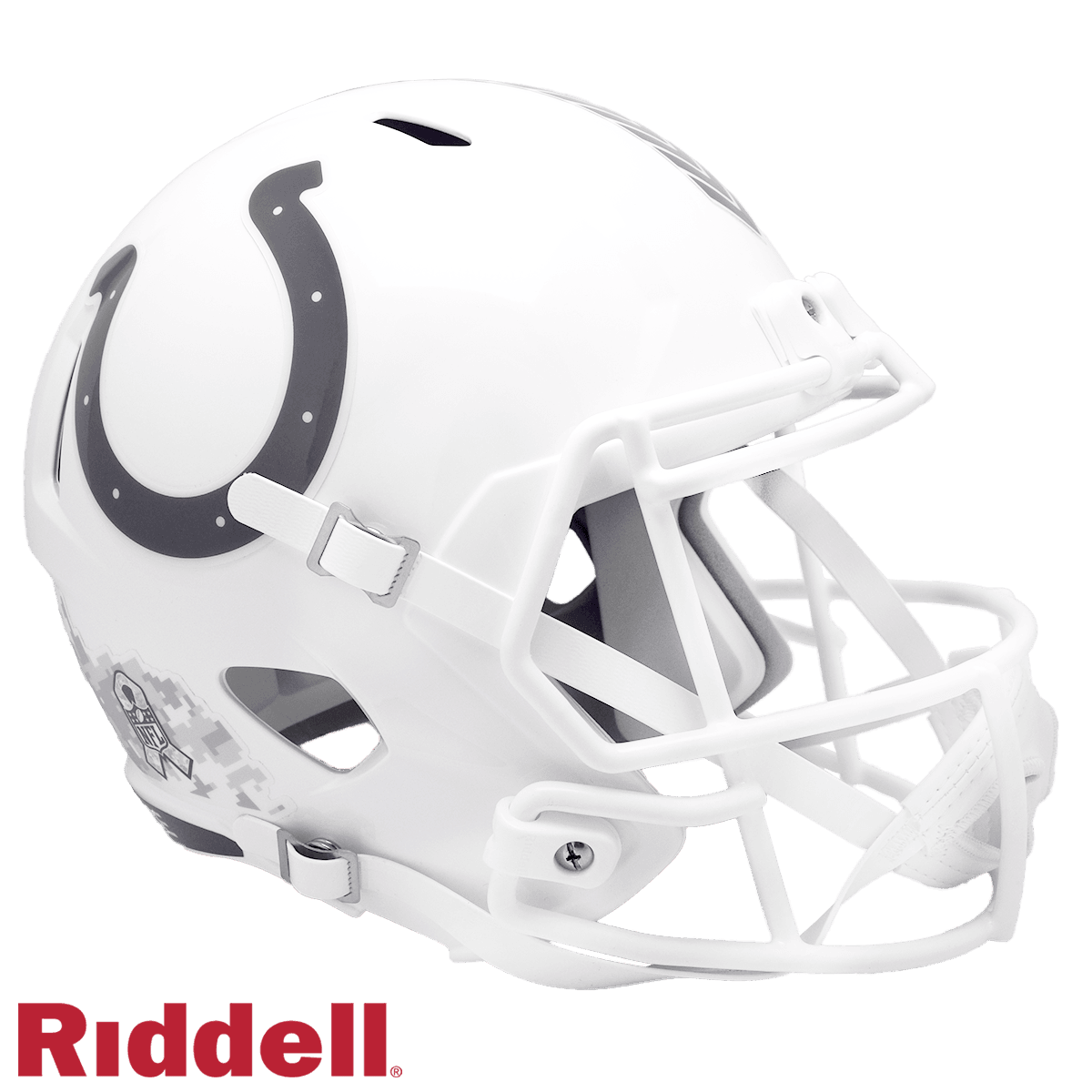 Indianapolis Colts Riddell Replica Salute Helmet 2024 - ToylandEU