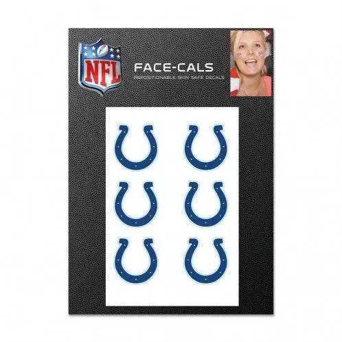  Indianapolis Colts Tattoo Face Cals Skin Safe Decals -  ToylandEU™