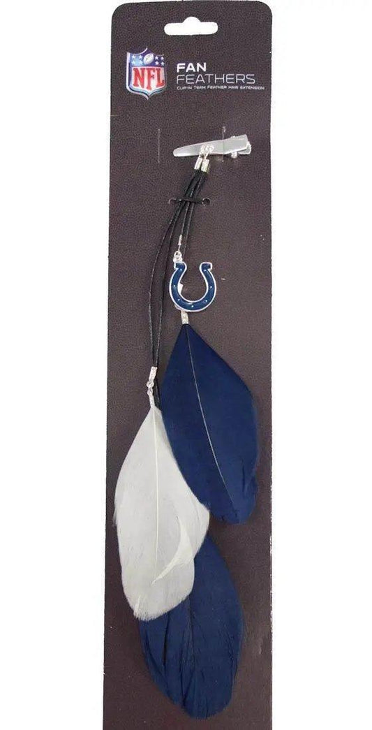  Indianapolis Colts Team Color Feathers Hair Clip CO -  ToylandEU™