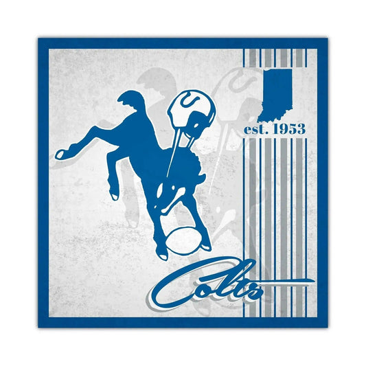  Indianapolis Colts Wood Sign 10x10 Inches Decoration -  ToylandEU™