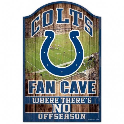 Indianapolis Colts Wood Sign 11x17 Fan Cave Decor Plaque - ToylandEU