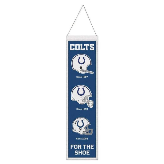 Indianapolis Colts Wool Banner 8x32 Heritage Evolution -  ToylandEU™