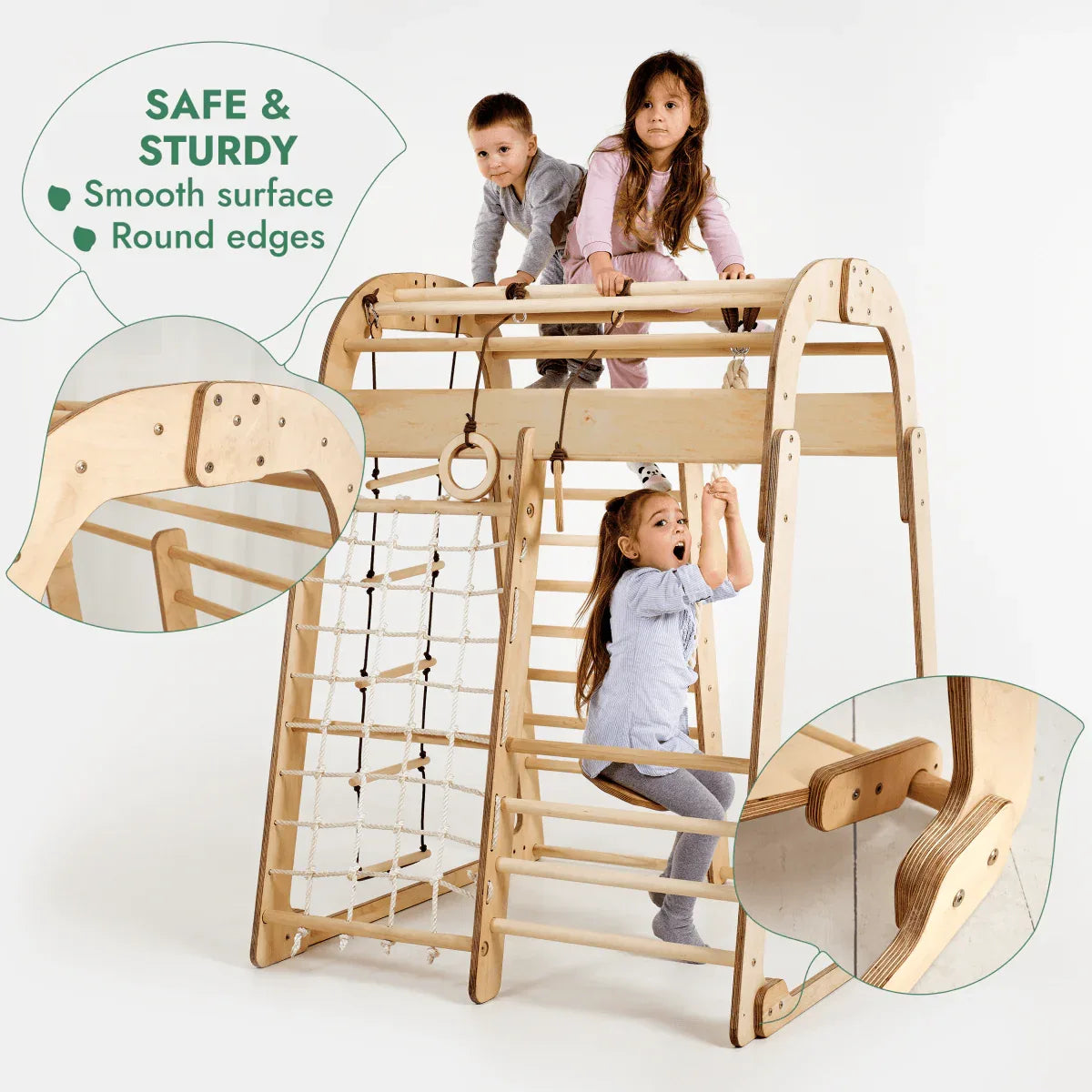 Indoor Playground for Children - 7in1 Playground + Swings Set + Slide Board + Art Set - ToylandEU